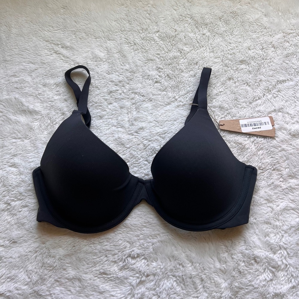 Skims Women's Ultimate Underwire Bra Onyx Black Size 38C BR-UWR-1997 NWT